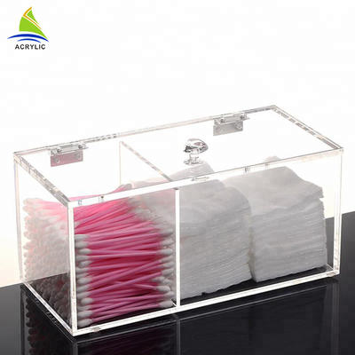 Rõ ràng bông Pad và Q-Tip tổ chức bông tăm bông chủ