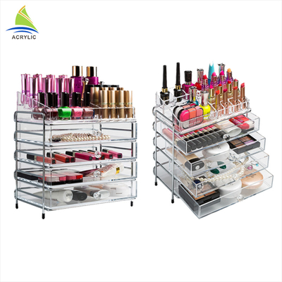 Trung tâm mua sắm chuyên nghiệp Acrylic ngăn kéo trang điểm tổ chức