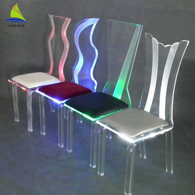 Khách sạn tùy chỉnh Acrylic đồ nội thất các loại khác nhau Khá đầy màu sắc Acrylic công chúa ghế
