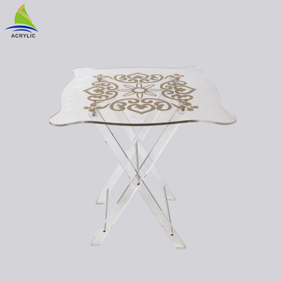 Deluxe In phòng khách Bàn cà phê / Bàn cà phê trong suốt cao cho phòng khách