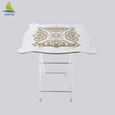 Deluxe In phòng khách Bàn cà phê / Bàn cà phê trong suốt cao cho phòng khách