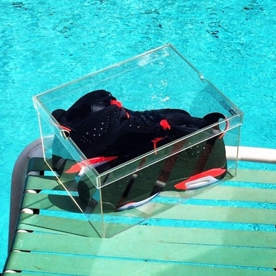 Khuyến mại lớn hộp hiển thị sneaker acrylic cho Nike acrylic sneaker display case