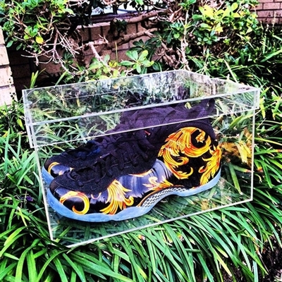Khuyến mại lớn hộp hiển thị sneaker acrylic cho Nike acrylic sneaker display case