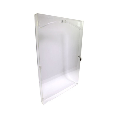 Tùy chỉnh Wall Mount rõ ràng Acrylic Jersey Hiển thị trường hợp Silk màn hình in ấn