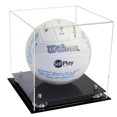 Cửa hàng Acrylic Display Box Hiển thị Acrylic Container Đối với bóng chuyền Dịch vụ OEM