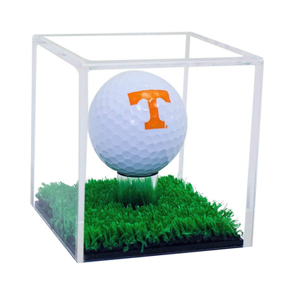 Quảng trường hiện đại nhỏ Acrylic Golf bóng hiển thị hộp độ cứng cao phẳng
