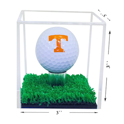 Quảng trường hiện đại nhỏ Acrylic Golf bóng hiển thị hộp độ cứng cao phẳng