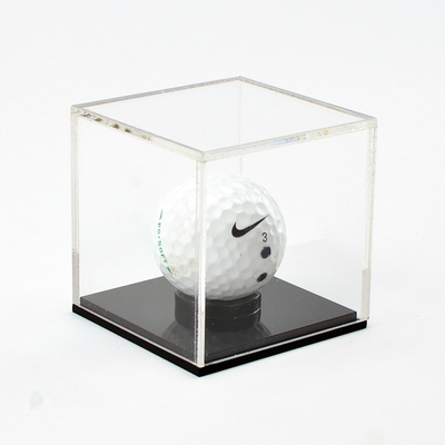 Tùy chỉnh hộp hiển thị Acrylic thanh lịch nhỏ Acrylic Golf Ball Display Case