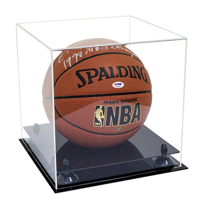 PMMA Acrylic Cube Hiển thị trường hợp Acrylic bóng rổ Display Case Long dịch vụ cuộc sống