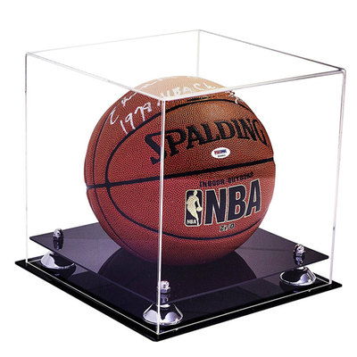 PMMA Acrylic Cube Hiển thị trường hợp Acrylic bóng rổ Display Case Long dịch vụ cuộc sống