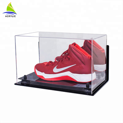 Hộp trình bày acrylic trong suốt rõ ràng hộp giày acrylic Plexiglass với nắp