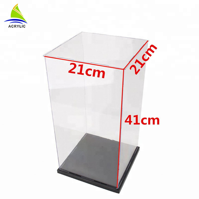 Cao Gloss Quảng trường Acrylic Hiển thị Box Luxury truy cập hàng đầu trang trí Customized Clear Box