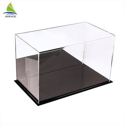 Rõ ràng Acrylic Hiển thị trường hợp thiết kế Customized Acrylic chậu cây Display Với Khay