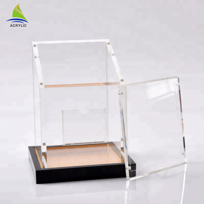 Cái nhìn tốt đẹp hiển thị acrylic hộp rõ ràng triển lãm từ trường hợp hiển thị acrylic