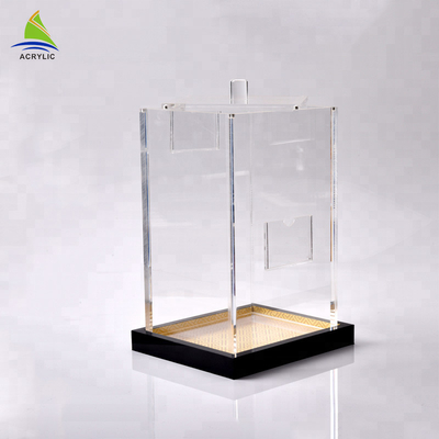 Cái nhìn tốt đẹp hiển thị acrylic hộp rõ ràng triển lãm từ trường hợp hiển thị acrylic