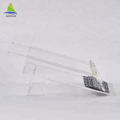 Hiện đại Acrylic Lưu Trữ Box Khuyến Mãi Chơi Thẻ Acrylic Poker organizer