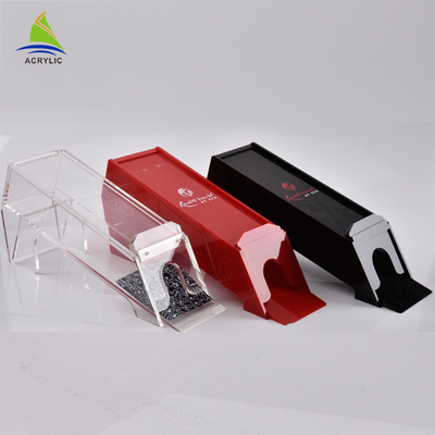 Hiện đại Acrylic Lưu Trữ Box Khuyến Mãi Chơi Thẻ Acrylic Poker organizer