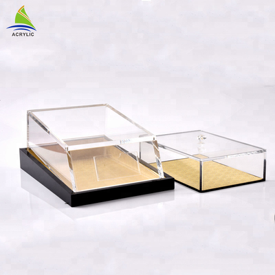 Stackable rõ ràng Acrylic lưu trữ hộp Acrylic lưu trữ container tùy chỉnh hình dạng