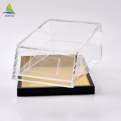 Hộp lưu trữ acrylic quảng cáo trong suốt Hộp chữ nhật acrylic Plexiglass