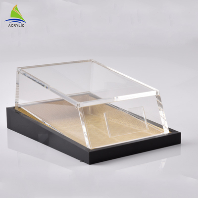 Hộp lưu trữ acrylic quảng cáo trong suốt Hộp chữ nhật acrylic Plexiglass