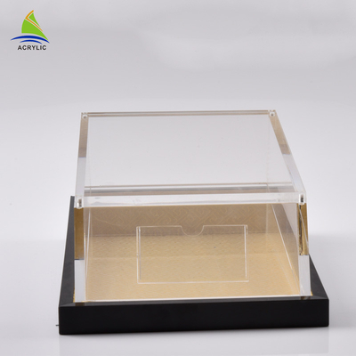 Sản xuất chuyên nghiệp tùy chỉnh thực phẩm lưu trữ hiển thị hộp acrylic