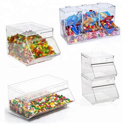 Hộp kẹo acrylic trong suốt hình dạng Hộp kẹo acrylic nhỏ trong suốt
