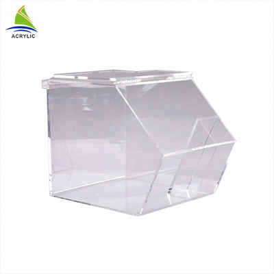 Thực phẩm lớp Acrylic kẹo Hiển thị Stackable Thiết kế hiện đại rõ ràng Acrylic kẹo Cube Box