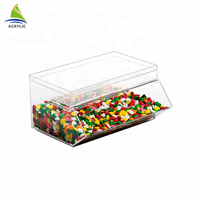 Thực phẩm lớp Acrylic kẹo Hiển thị Stackable Thiết kế hiện đại rõ ràng Acrylic kẹo Cube Box