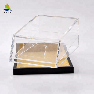 Dập nổi quầy Acrylic hộp lưu trữ quà tặng nhân sâm hộp lụa màn hình in ấn