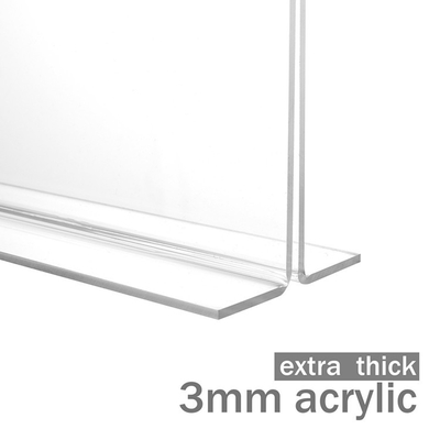 Tabletop Acrylic Bảng Tent Acrylic Bảng Menu Chủ Đứng Pha Lê Đánh Bóng