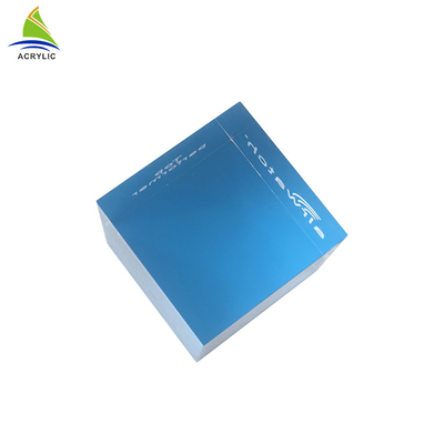 Hiển thị khung ảnh acrylic rắn tùy chỉnh acrylic giá vuông khối dấu hiệu chủ