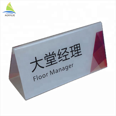 Perspex Acrylic Đăng Display Chủ Dày rõ ràng Acrylic Đăng Display Menu Đứng
