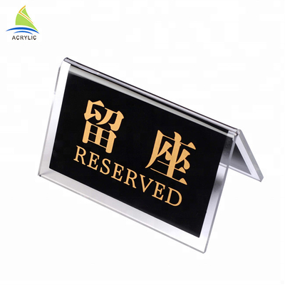 Perspex Acrylic Đăng Display Chủ Dày rõ ràng Acrylic Đăng Display Menu Đứng
