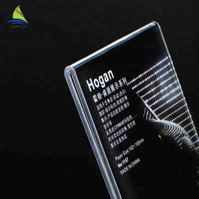 Nhà sản xuất chuyên nghiệp nhựa rõ ràng trung tâm mua sắm acrylic tablet hiển thị đứng
