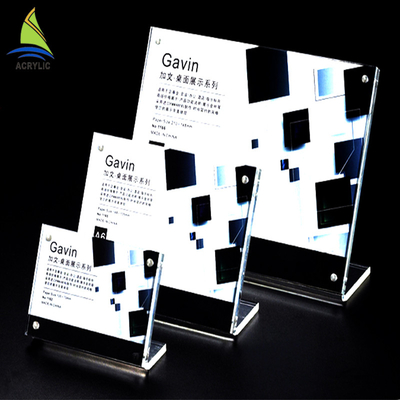 Tùy chỉnh truy cập hàng đầu rõ ràng gắn bảng văn phòng Acrylic Đăng Board hình vuông