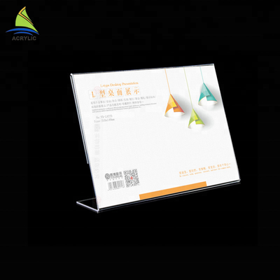 Tối giản Acrylic Đăng Display Chủ Bảng Tùy Chỉnh Lều Người Giữ Đơn Acrylic Đăng Board