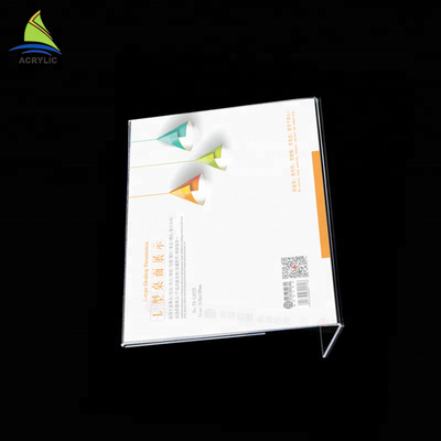 Tối giản Acrylic Đăng Display Chủ Bảng Tùy Chỉnh Lều Người Giữ Đơn Acrylic Đăng Board