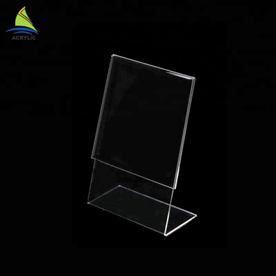 Tối giản Acrylic Đăng Display Chủ Bảng Tùy Chỉnh Lều Người Giữ Đơn Acrylic Đăng Board