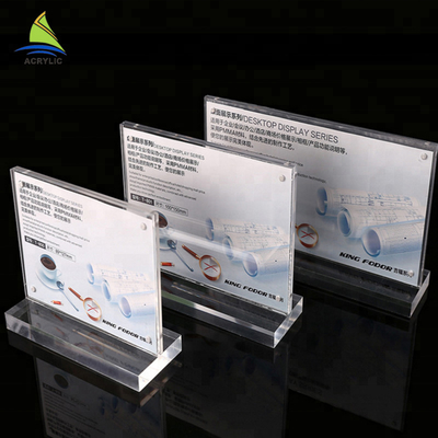 Thương mại Acrylic Đăng Display Chủ Tên Nơi Holders Acrylic Đăng Board