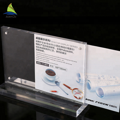 Thương mại Acrylic Đăng Display Chủ Tên Nơi Holders Acrylic Đăng Board