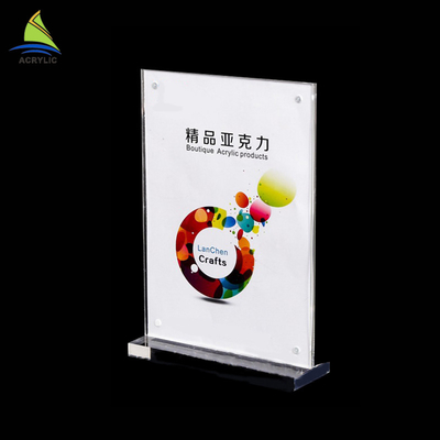 Bền vẻ đẹp nguyên tinh thể thủy tinh acrylic dấu hiệu bảng độ cứng cao bề mặt