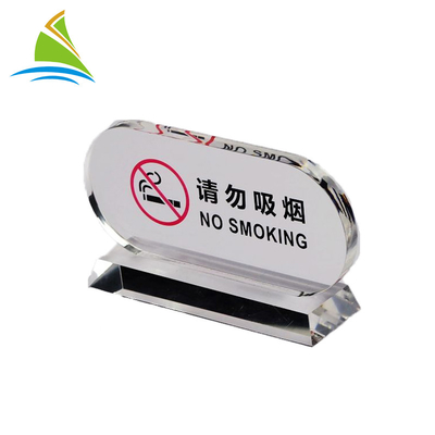 Khuyến mãi Acrylic Đăng Display Chủ Không hút thuốc Acrylic Tag Chủ ODM OEM Dịch vụ