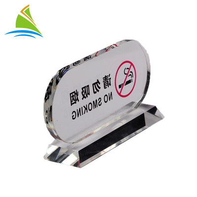 Khuyến mãi Acrylic Đăng Display Chủ Không hút thuốc Acrylic Tag Chủ ODM OEM Dịch vụ