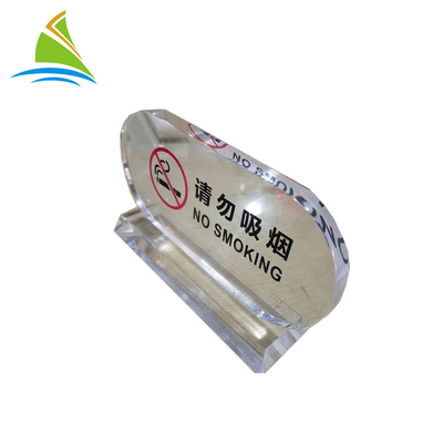Khuyến mãi Acrylic Đăng Display Chủ Không hút thuốc Acrylic Tag Chủ ODM OEM Dịch vụ