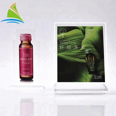 Rõ ràng Acrylic Tabletop Đăng Holders Tuỳ Acrylic Ban Đăng ký ứng dụng rộng rãi