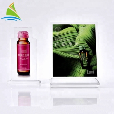 Rõ ràng Acrylic Tabletop Đăng Holders Tuỳ Acrylic Ban Đăng ký ứng dụng rộng rãi