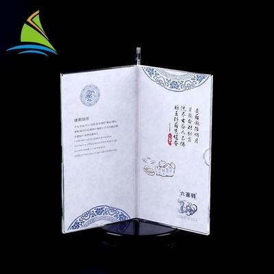 Meau Acrylic Đăng Display Chủ Acrylic Quảng cáo Display Card Đăng chủ