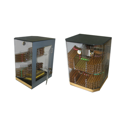 6 mét Acrylic Countertop Hiển Thị Trường Hợp Humidor Acrylic Cigar Tủ Trưng Bày