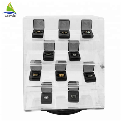 Gloss Acrylic Countertop Display Case Tủ Trưng Bày Trang Sức Cho Thiết Kế Showroom