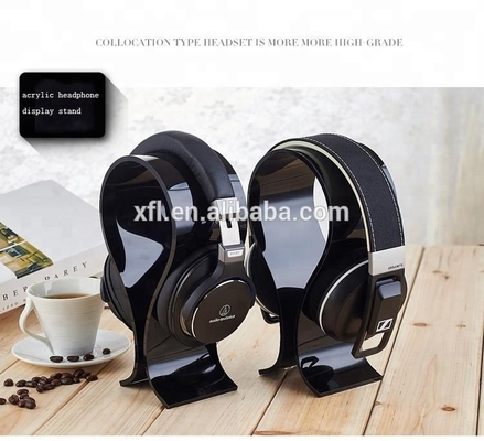 Tùy chỉnh hình chữ U thiết kế màn hình hiển thị tai nghe acrylic đứng
